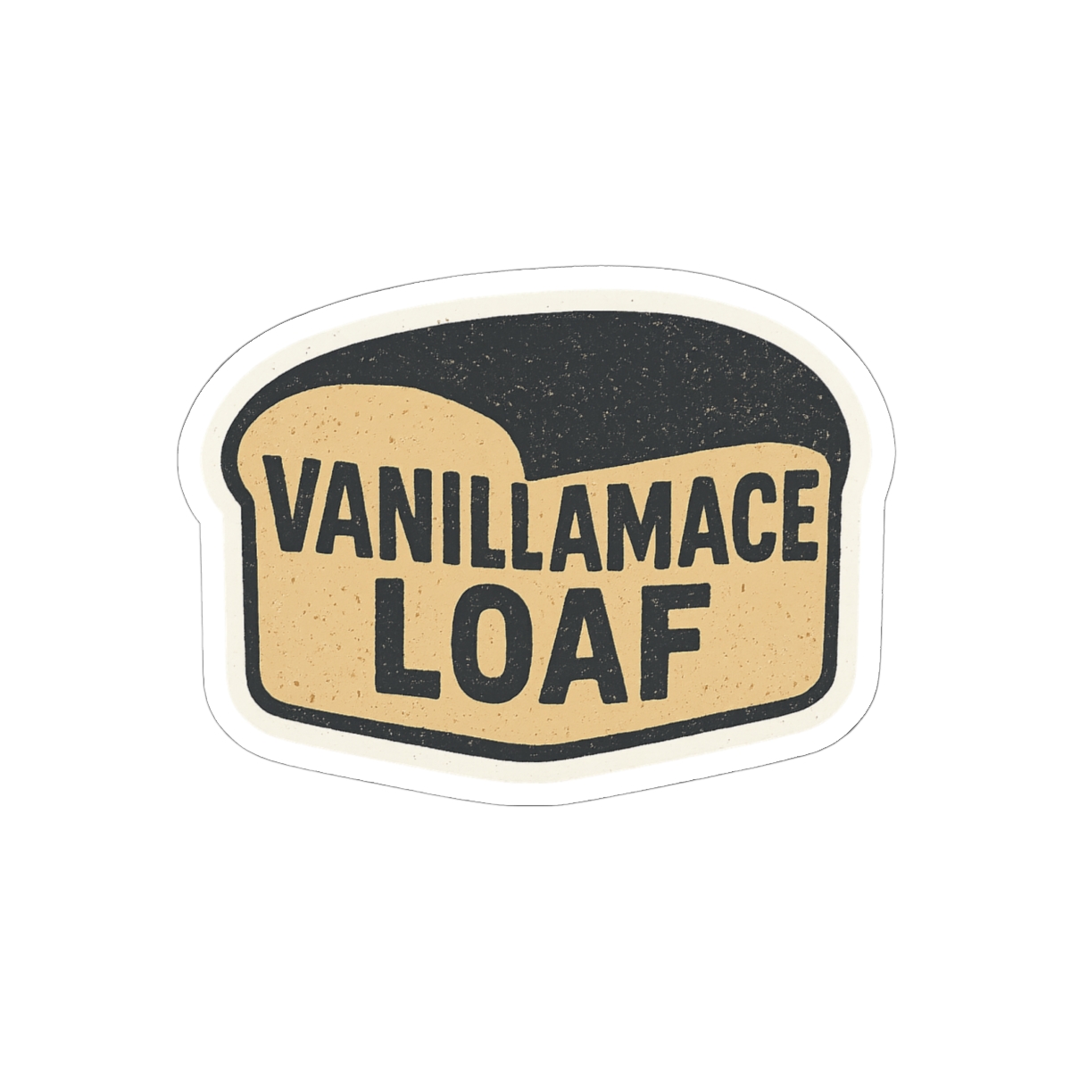 Vanillamace Loaf Sticker | Cute Punny Vinyl Decal