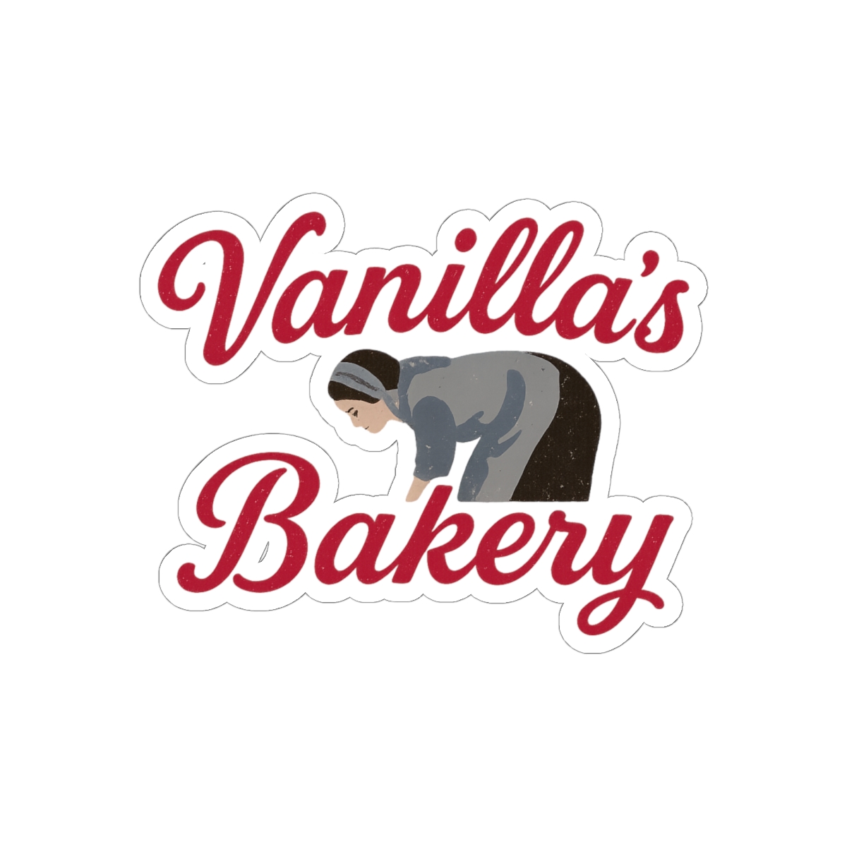 Vanilla Mace Loaf Bakery Sticker | Cute Whimsical Vinyl Decal